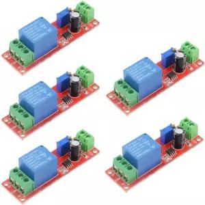 XINGYHENG 5Pcs 2V NE555 00초 지연 머 스위치 모듈 정전류 레귤레이터 변환기 자동차 제어 시스템 전기 장
