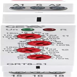 GEYA 비대칭 사이클 타임 릴레이 SPDT 6A AC230V 반복 머 지연 딘 레일 모듈식 GRT8S
