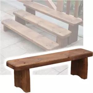 GOCHUSX 실내 나무 계단 의자 플라워 스탠드 벤치 보조 실외기 침대 욕실 현관 정원 Rv(60x20x5cm)를 위한
