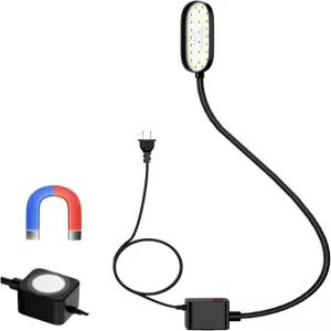 XINYIQI 5W 마그네틱 작업등 500 루멘 LED 구즈넥 램프 베이스 재봉틀 산업용 선반 그릴 작업대용