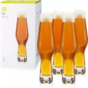 트루 IPA 맥주잔 투명 파인트 잔 필스너 페일 에일 스타우트 게임 남성용 맥주 선물 큐 야외 파티 홀리데이