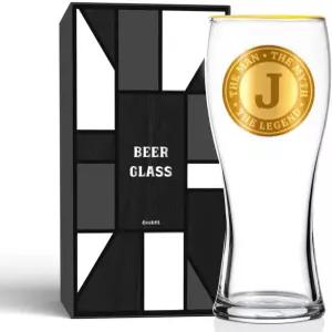남성을 위한 맥주잔 맥주 를 술 선물 그를 생일 크리스마스 전설의 남자 J