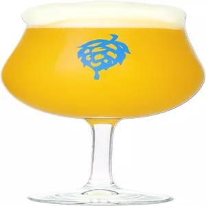 POURWARE 잉크 드리피 홉 그랜드 샤렌테 7 스템드 유리 크래프트 맥주 IPA 스타우트를 위한 산 무핵 잔 를