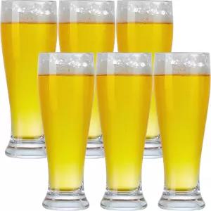 맥주잔 세트 4 파인트 잔 6개 톨 차가운 용 클래식 파티용