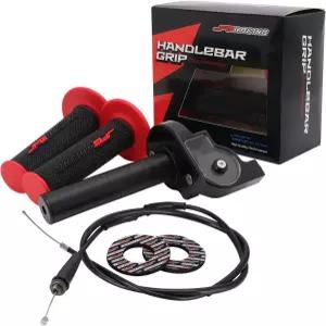 JFG 레이싱 모터사이클 스로틀 어셈블리 7/8인치 22mm 퀵 트위스트 그립 CRF50 KLX SSR TTR 0 25 50 200