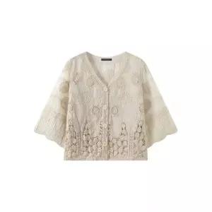 탱커스 플라워 레이스 펀칭 썸머 가디건 TY2CD016L0 1277737