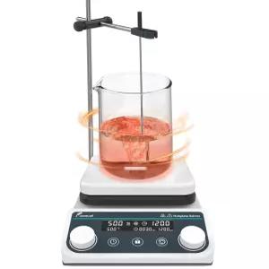 조안랩 마그네틱 교반기 핫 플레이트 8L 용량 63인치 디지털 실험실 가열 교반 믹서 30°C 590 F 머 50500