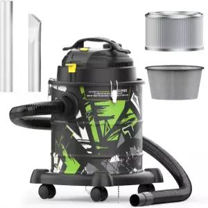 펠릿 스토브용 이노크래프트 애쉬 진공청소기 그릴 200W 5갤런 막힘 없음 HEPA 및 유리섬유 필터 656피트