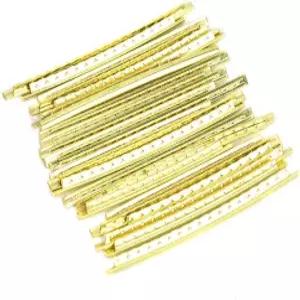 24PCS 핑거보드 프렛 와이어 27mm 황동 일렉트릭 기타 베이스 교체 부품 수리 액세서리