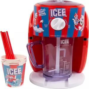 ICEE 스노우 콘 머신 u203 공식 라이선스 스 면도기 슬러시 메이커 및 냉동 홈메이드 파티 여름 간식