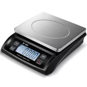 Copkim 대형 디지털 주방 저울 66LB 30kg 상업용 스테인리스 빵 LCD 디스플레이 베이킹 조리용 계량 장치