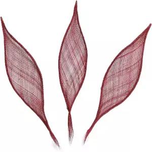 3PC 대형 잎사귀 트리밍 시나메이 파시네이터 밀리너리 DIY 파티 밴드 웨딩 교회 모자 만들기