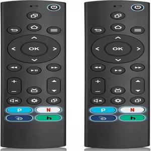 2팩 범용 리모컨 /ignia / /TCL /Vizio /Pioneer /Roku 스마트 TV 음성 호환 가능