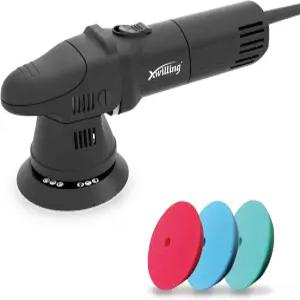 XWILLING 버퍼 폴리셔 6가지 가변 속도 8004500 의 5인치 8MM 듀얼 액션 랜덤 오비탈 자동차 디 연마 및