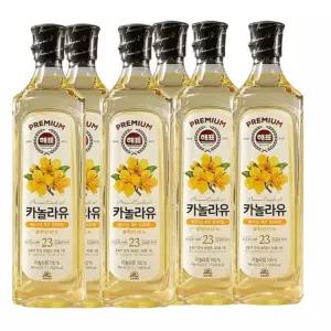사조 해표 카놀라유 900ml 6개