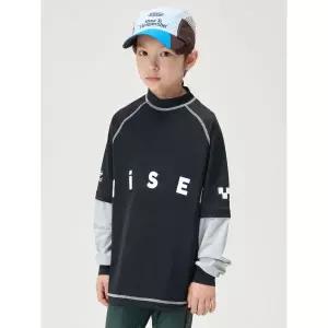 매장정품 VIASEPTEMBER 코브 레이어드 스윔 티셔츠 블랙