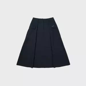 매장정품 코닥어패럴 코튼 플레어 롱 스커트 NAVY 3510275 259254