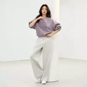 ANDAR 에어리핏 기모 와이드 팬츠