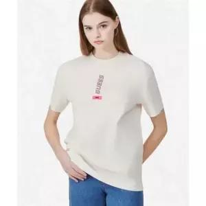 게스 GUESS ACTIVEWEAR 등판 레터링 롱 반팔티 YN8K1308 2594336
