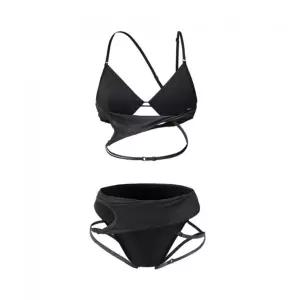 매장정품 OJOS Layered Mesh Strap Bikini / Black