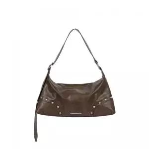 매장정품 IUGAMAKARAS Studded Hobo Bag (Brown)
