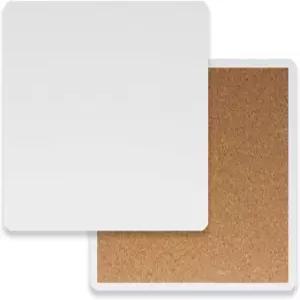 Zilphoba 10pcs 4 x4 세라믹 공예용 타일 빈 코스터 페인트용 코르크 백 패드가 있는 흰색 미광 알코올 잉크 아크릴 붓기 DIY 10