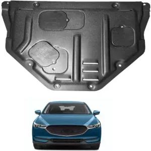 마쓰다 CX-5 2013-2021 엔진 케이스 가드용 전면 스플래시 실드 장착 CX5 언더 커버 머드 플랩으로 오리지널 블랙 직접 교체