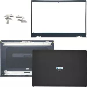 Jxjslp 교체 LCD 후면 커버 상단 케이스 뚜껑 전면 베젤 프레임 힌지 포함 DELL Inspiron 15 3510 3511