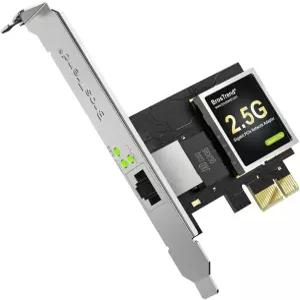 BrosTrend 2.5GB 리눅스 호환 NIC 우분투 페도라 데비안 민트 칼리 윈도우 등용 PCIe 네트워크 어댑터 로우