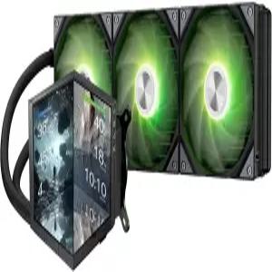 TryX STAGE 360 ARGB 360mm AIO 4.0인치 IPS 듀얼 스크린 맞춤형 쿨러 LCD 디스플레이 254PPI 60Hz 인텔