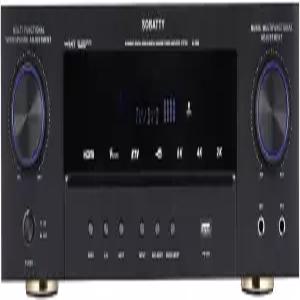 소바티 스테레오 리시버 HDMI 광/코액셜 블루투스/USB RCA AC-3 입력이 포함된 5.1채널 오디오 앰프 노래방