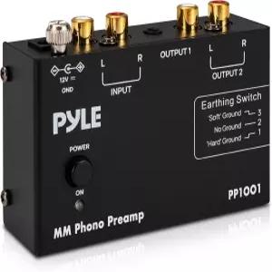 턴테이블용 파일 포노 프리앰프 RIAA EQ RCA 및 3.5mm 출력의 하이파이 컴팩트 스테레오 비닐 사운드 개선