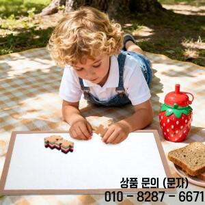 접이식 미끄럼 방지 퍼즐 매트 60x40cm 견고한 프레임 500조각 수납 가능 대형 직소 공예 테이블탑 바닥에