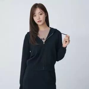 매장정품 PLASTIC ISLAND 후드집업 니트 가디건 PR7KG081
