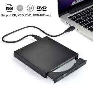 미니CD플레이어 휴대용 USB 외부 PC 98810 리더 콤보 RW 버너 플레이어 DVD 검은색