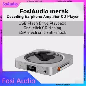 미니CD플레이어 FOSI 오디오 MERAK USB 헤드폰 플레이어 출력 디지털 턴테이블 Merak