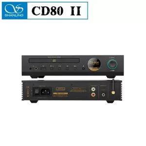미니CD플레이어 SHANLING CD80II CD80MKII 듀얼 DAC CS43198 블랙 110V