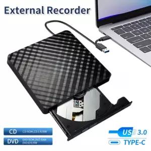 미니CD플레이어 IN USB 외장 드라이브 CD 노트북 휴대용 플레이어 데스크탑 리더 검은색