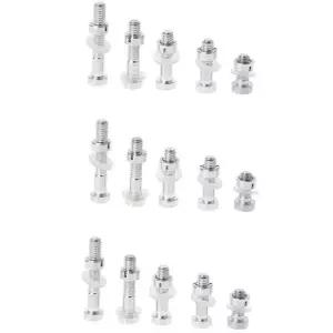 턴테이블 HOT20PCS M2 나사 LP 와셔 세트 비닐 레코드 플레이어 볼트 카트리지 Silver