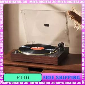 턴테이블 FIIO TT11 데스크탑 하이파이 알루미늄 합금 레트로 출력 CD 플로그래프 검은색