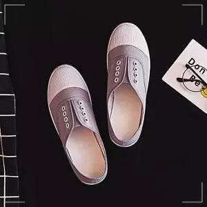 스니커즈 경량 뮬캔버스 끈없는운동화 데일리슈즈 ZWFFJCFC