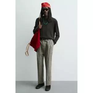 ZARA 자라 AARON LEVINE X 패브릭 스니커즈 - 블랙 3947559