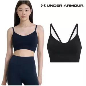 [롯데백화점]언더아머 여성 UA 트레인 심리스 로우 스포츠 브라 1380428-001