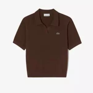 매장정품 라코스테 여성 26SS 오픈카라 피케 스웨터 폴로 셔츠 PF300E-56G-LFA 174824
