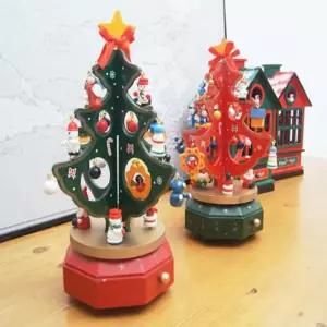 트리 장식소품 태엽 크리스마스 캐롤 조립오르골 오르골 DIY