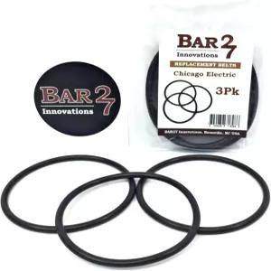 시카고 전기 중앙 기계 ABN 비유키 록 텀블러용 Bar27 브랜드 3팩 교체 구동 벨트