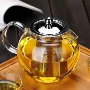 내열 유리 전기포트 티포트 티랑 차주전자 티팟 650ml