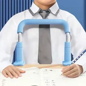 어깨 책상정리용품 자세 허리 도우미 보정기 책상 고정 굽은 독서