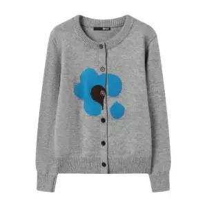 비엔엑스플라워 라운드 루즈핏 긴팔 가디건 BX4CD043L0 1073812