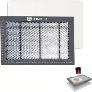 더 긴 벌집 작업대 CO2 또는 다이오드 조각기 절단기용 11.8 x 7.8 0.86 테이블 보호용 알루미늄 판으로